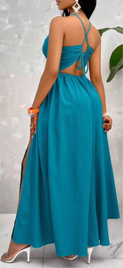 Teal Sun Dress