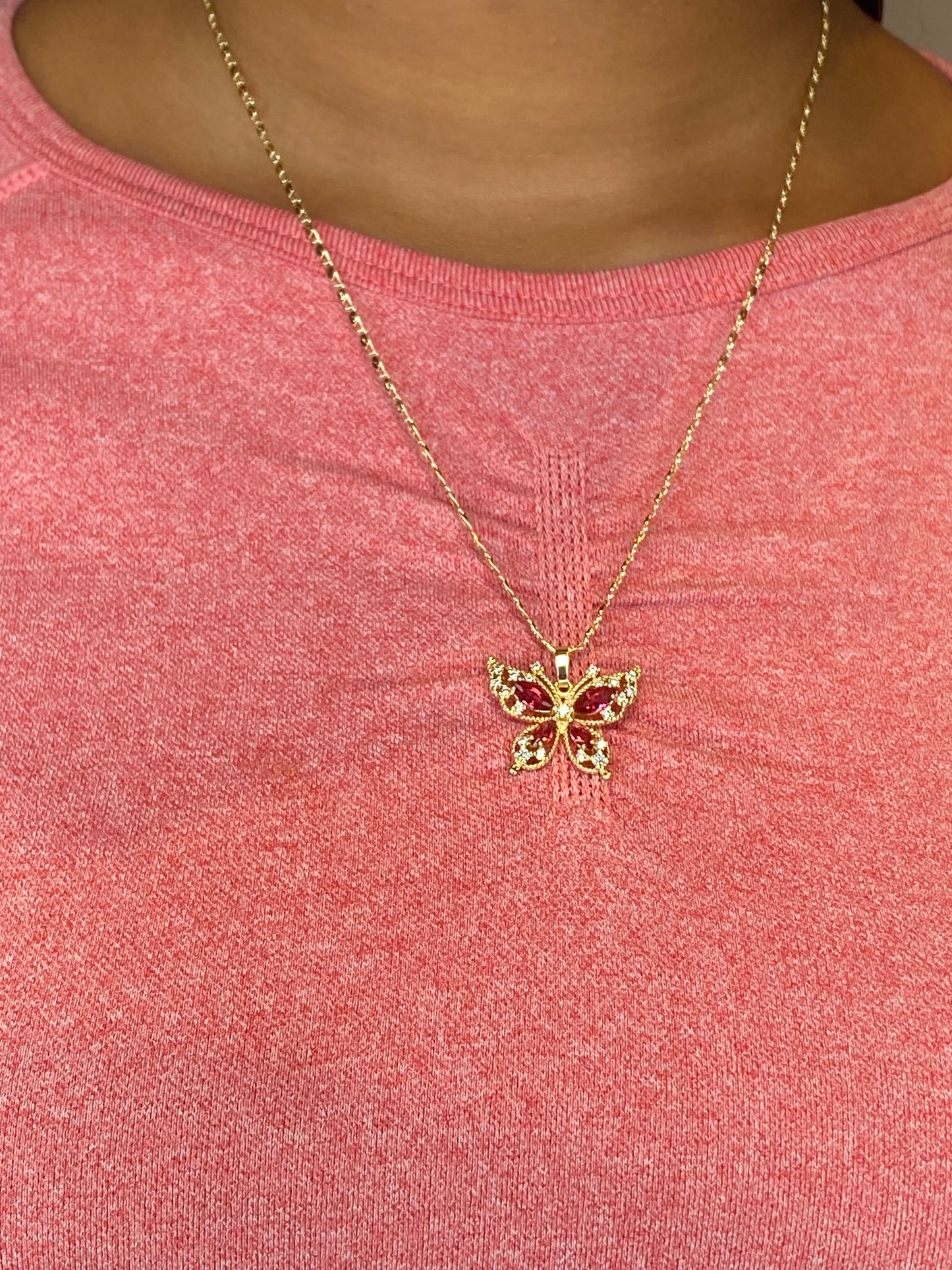Butterfly Necklace set
