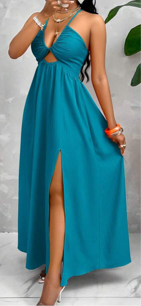 Teal Sun Dress