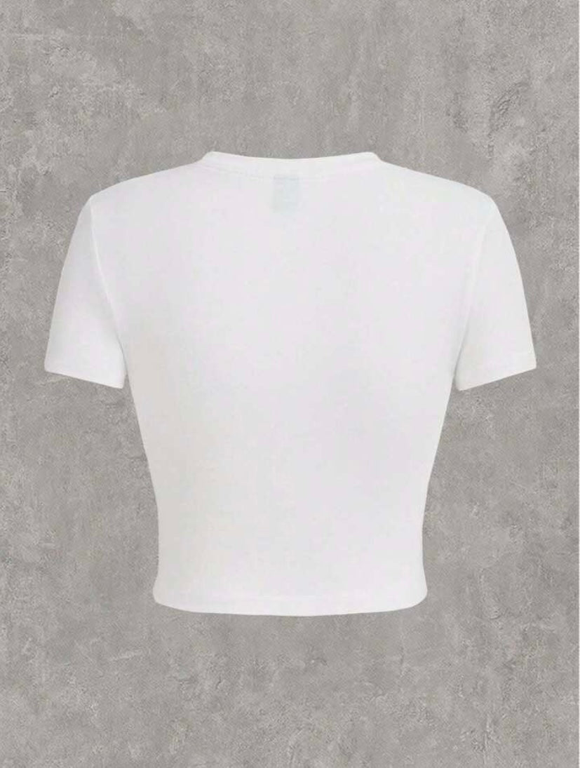 Graphic Crop Tee