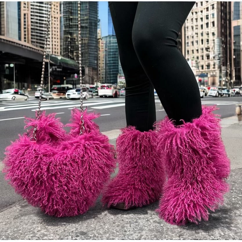 Show Stopper Faux Fur Boot Set