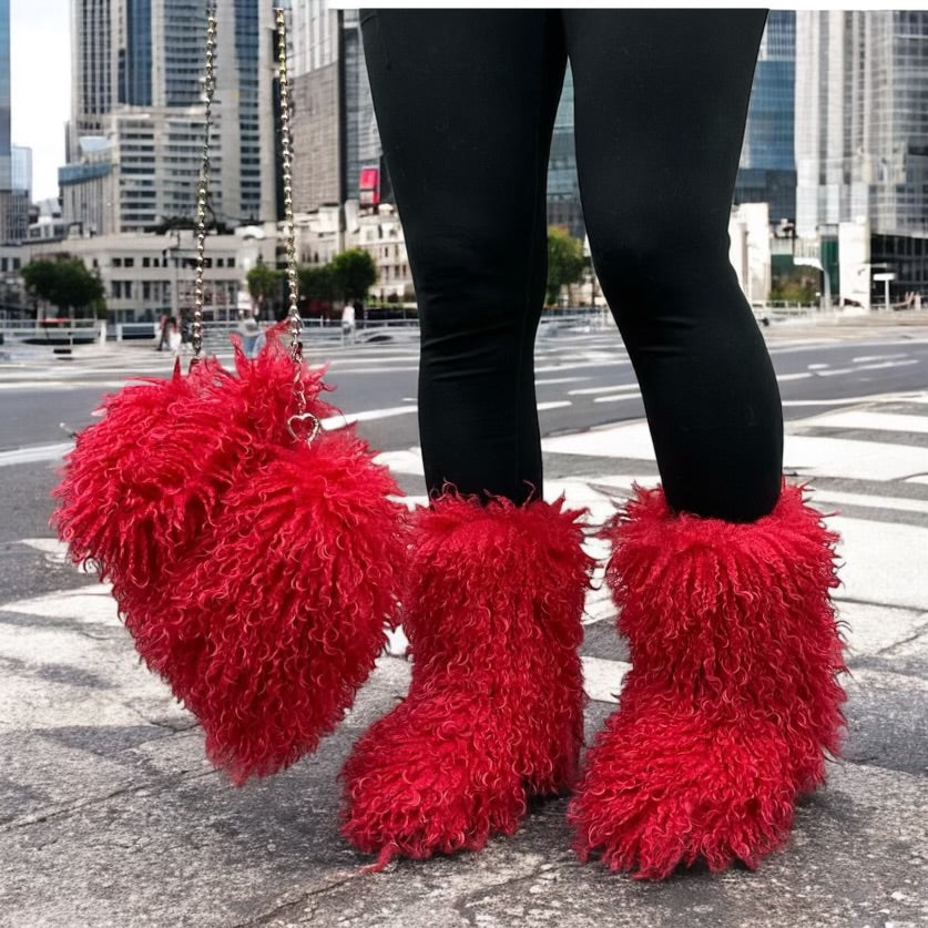 Show Stopper Faux Fur Boot Set