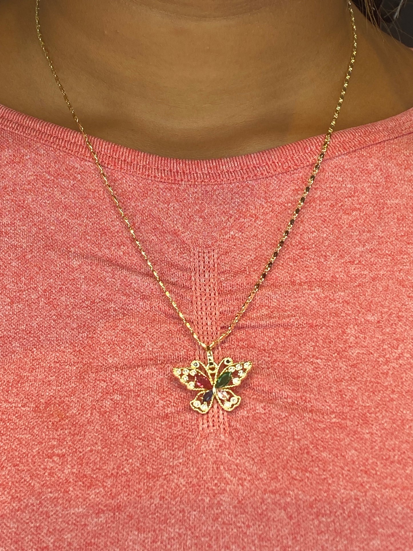 Butterfly Necklace set