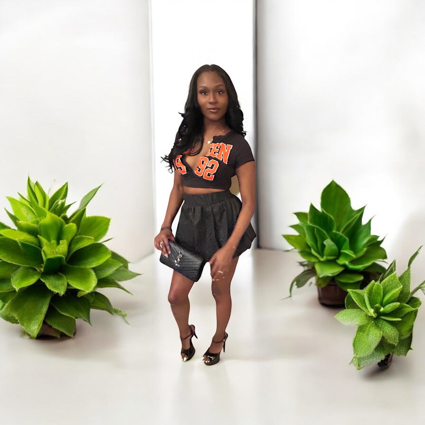 Bare Leg Bubble Skirt 2