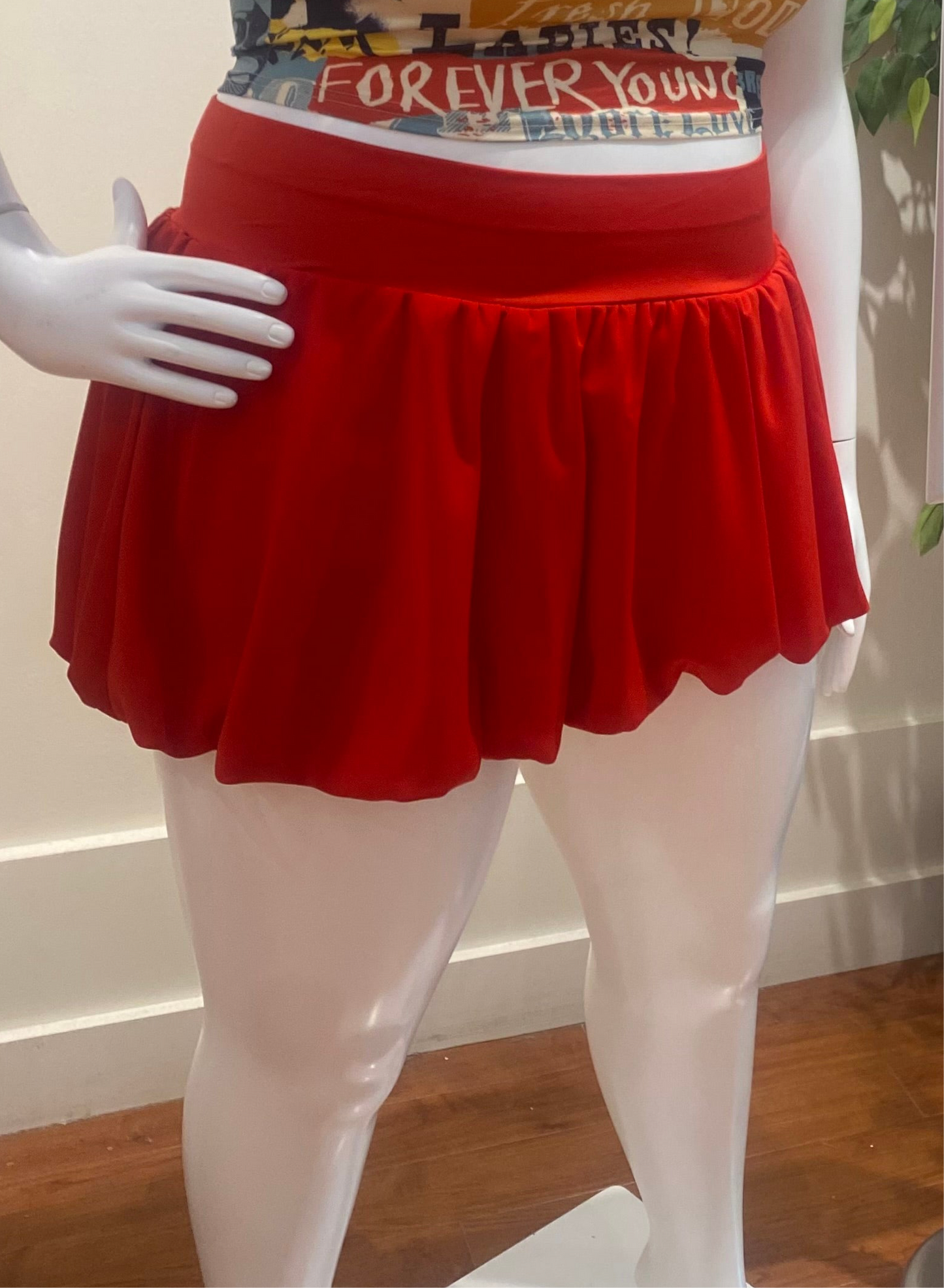 Bare Leg Bubble Skirt