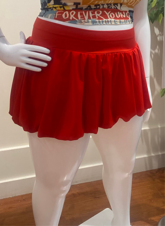 Bare Leg Bubble Skirt