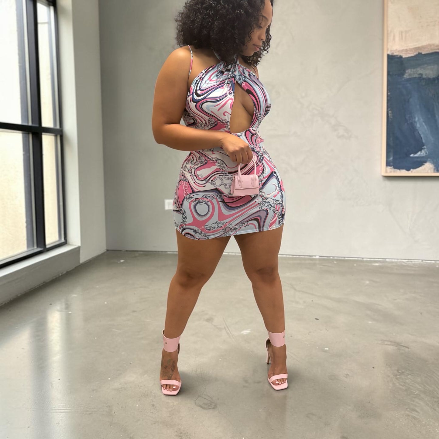 Chain Me Up Dress