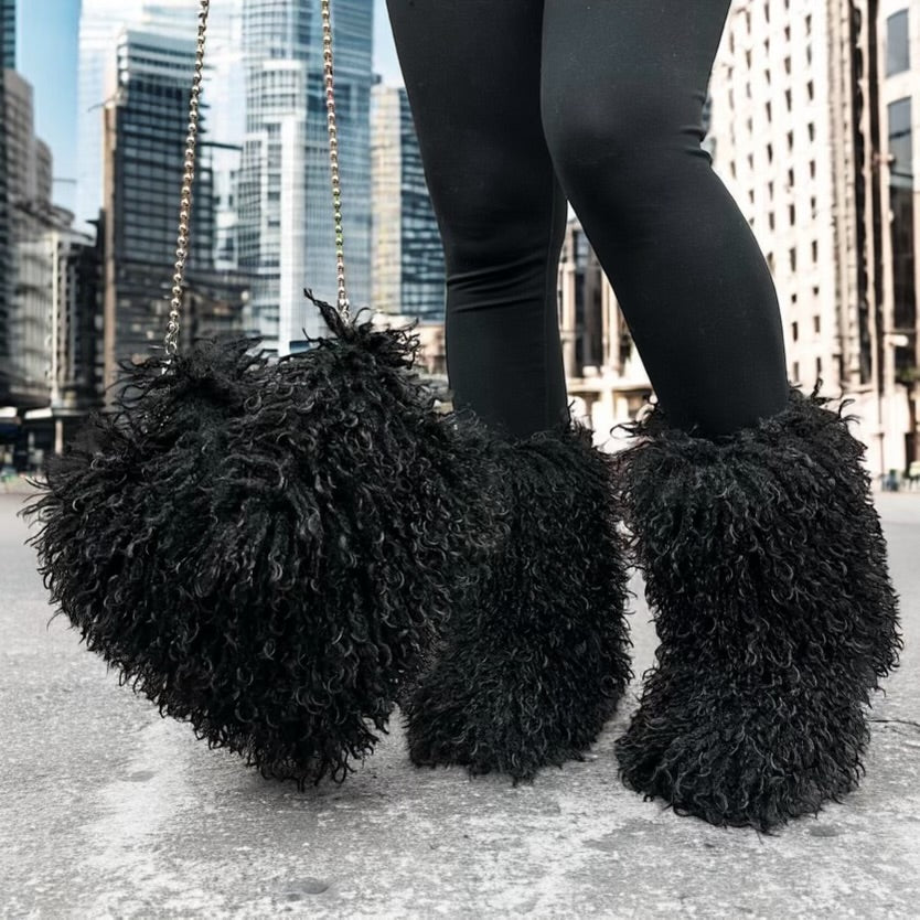 Show Stopper Faux Fur Boot Set