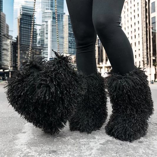 Show Stopper Faux Fur Boot Set